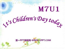 It's Children's Day todayPPTn2