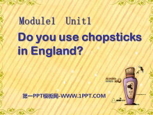 Do you use chopsticks in EnglandPPTn