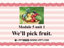 We'll pick fruitPPTμ2