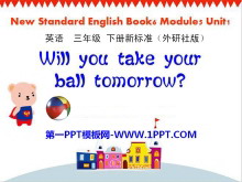 Will you take your ball tomorrow?PPTμ
