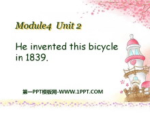 He invented this bicycle in 1839PPTn2