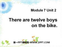 There are twelve boys on the bikePPTμ3