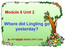 Where did Lingling go yesterday?PPTμ3