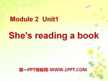 She's reading a bookPPTn4