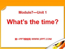 What's the time?PPTμ