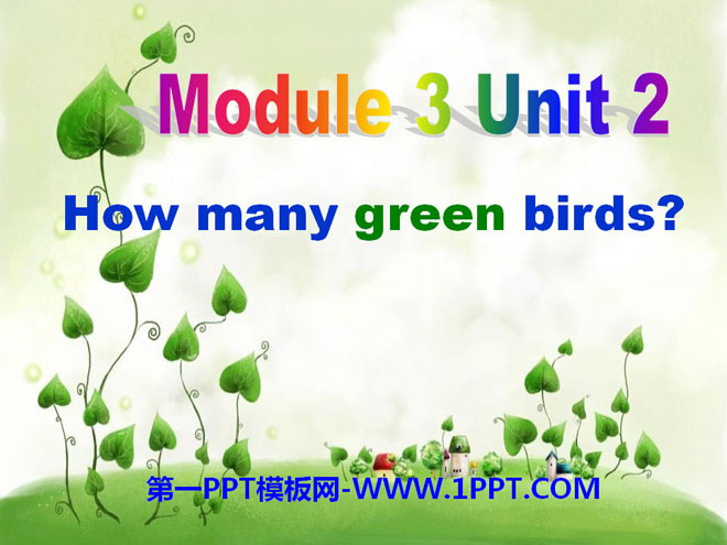 How many green birds?PPTμ2