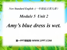 Amy's blue dress is wetPPTn3