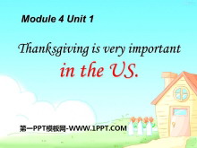 Thanksgiving is very important in the USPPTn
