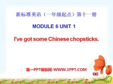 I've got some Chinese chopsticksPPTn