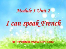 I can speak FrenchPPTn