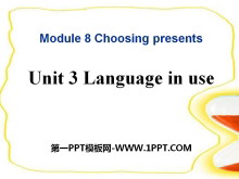 Language in useChoosing presents PPTn3