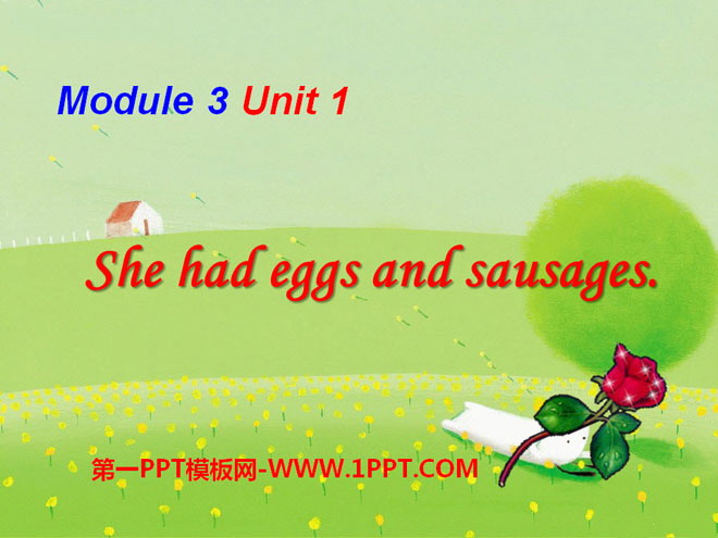 《She had eggs and sausages》PPT课件3-预览图01