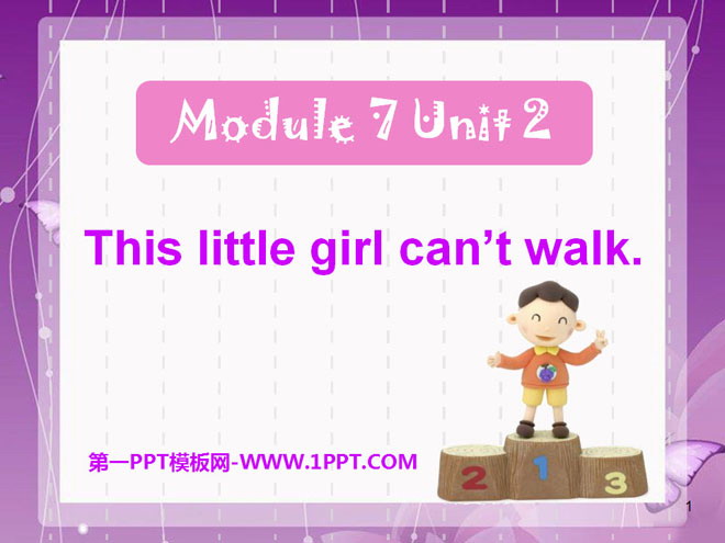 《This little girl can't walk》PPT课件-预览图01