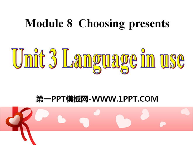 Language in useChoosing presents PPTμ2