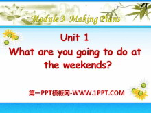 What are you going to do at the weekends?Making plans PPTμ2