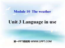 Language in usethe weather PPTn