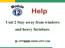 Stay away from windows and heavy furnitureHelp PPTn