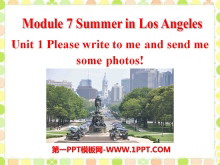 Please write to me and send me some photos!Summer in Los Angeles PPTn3