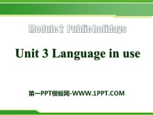 Language in usePublic holidays PPTμ2