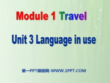 Language in useTravel PPTn2
