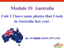 I have some photos that I took in Australia last yearAustralia PPTμ