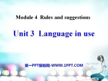 Language in useRules and suggestions PPTn2