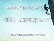 Language in useMy future life PPTn