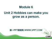 Hobbies can make you grow as a personHobbies PPTn