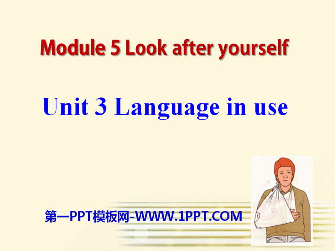 Language in useLook after yourself PPTμ