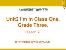 I'm in Class OneGrade ThreePPTn3