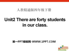 There are forty students in our classPPTn4