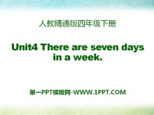 There are seven days in a weekPPTμ2
