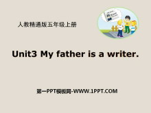 My father is a writerPPTμ3