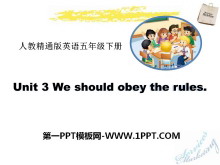 We should obey the rulesPPTn6