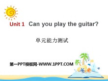 Can you play the guitar?PPTn12