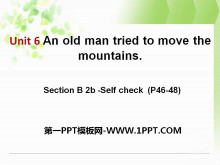 An old man tried to move the mountainsPPTn13