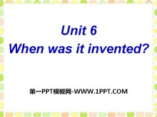 When was it invented?PPTμ24