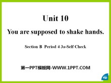 You are supposed to shake handsPPTn11