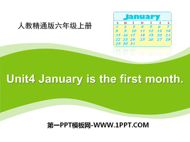 January is the first monthPPTn