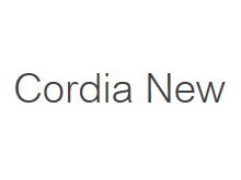 Cordia New 
