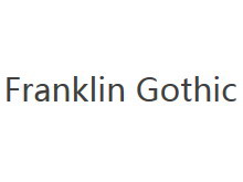 Franklin Gothic Book wd