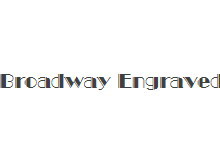 Broadway Engraved BT wd