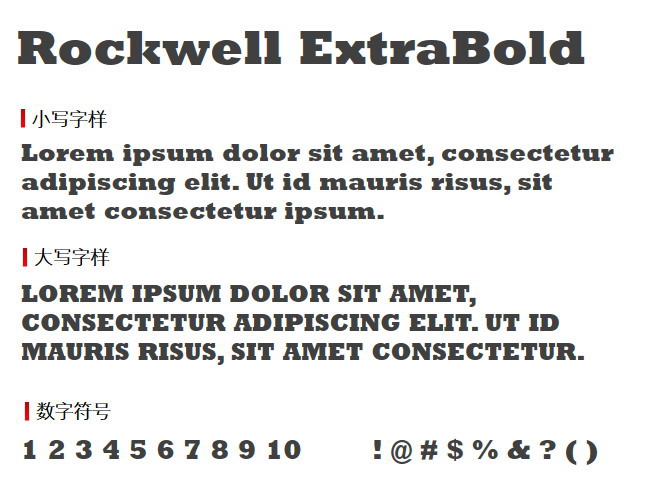 Rockwell ExtraBold wd