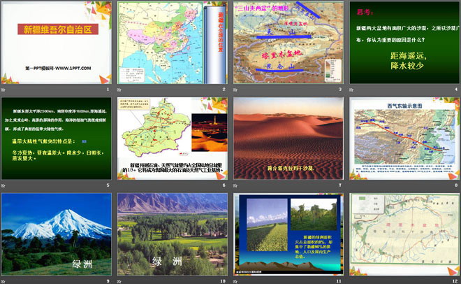 《新疆维吾尔自治区》PPT-预览图02