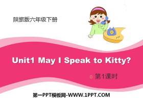 May I Speak to Kitty?PPT