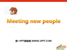 Meeting new peoplePPT