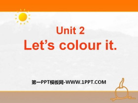 Let's colour itPPT