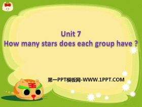 How many stars does each group havePPT