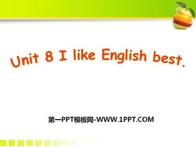 I like English bestPPTn