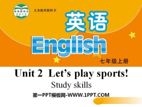 Let's play sportsStudy skillsPPT
